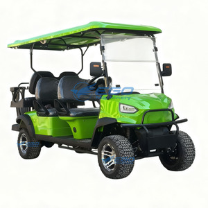 Factory Direct Sale Customized 6-Seater Electric Sightseeing Bus New Energy Golf Car with Q235B Steel and Lead-acid <b>Battery</b> - Product Image 1