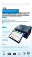 Balance électronique tout-en-un de 10,1 pouces avec imprimante, garantie 1 an, système d'exploitation Android/Windows, modèle S04, balance industrielle POS