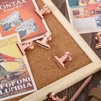 Clips à pression en métal de 22 mm, style épingle à tête ronde, clips à pression avec des épingles, pour organiser les fichiers et les photos