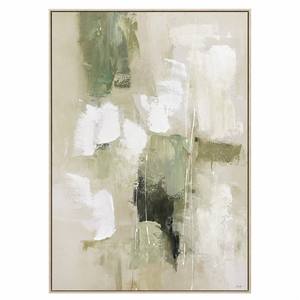 Stampa su Tela Astratta Direttamente dalla Fabbrica con <span class=keywords><strong>Arte</strong></span> Murale Verde Morbido Dipinta a Mano Pronta da Appendere per Decorazione Casa e Galleria - Product Image 2