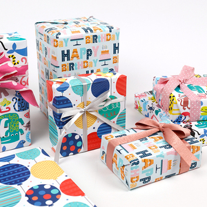 Haute qualité 80g coloré anniversaire cadeau emballage papier de soie conceptions amusantes pour des célébrations mémorables - Product Image 2