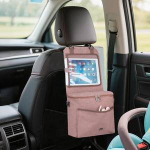 Sac de rangement pour voiture OEM d'usine, sac de messager pour bébé, sac de voyage à fenêtre transparente, sac suspendu portable, sac de transport pour poussette - Product Image 1