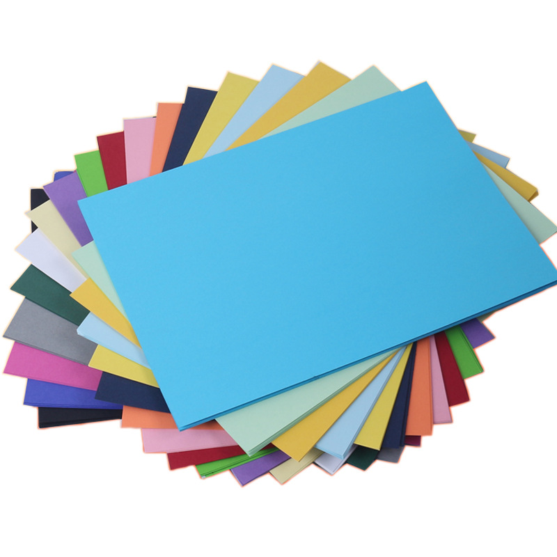 High Quality A3 A4 Sheet Cardboard Colorful Paper Customized Paperboard Printing Printed Cardstock Paper Origami Craft Paper