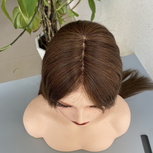 Peluca Médica de Silicona sin Pegamento <span class=keywords><strong>con</strong></span> Encaje, Reemplazo de Cabello Humano Virgen Natural <span class=keywords><strong>para</strong></span> <span class=keywords><strong>Alopecia</strong></span> o Cáncer, Prótesis Capilar <span class=keywords><strong>para</strong></span> <span class=keywords><strong>Mujeres</strong></span> - Product Image 5