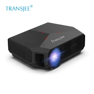 Mini projecteur LED 3D wifi, appareil multimédia de projection 1080 Lumens, HD 4800 P