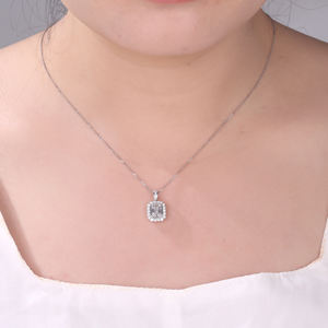 Colgantes de Diamantes Naturales Sólidos de Oro Blanco de 18K de Alta Calidad, Certificados por GIA, Corte Brillante Clásico, Entrega Rápida, Perfectos para Uso Diario - Product Image 2