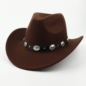 Sombrero Vaquero Occidental <span class=keywords><strong>de</strong></span> Verano, Ajustable, Estilo Étnico Retro, con Cuentas, Protección Solar, para Viajes y Uso Casual, Unisex - Product Image 4