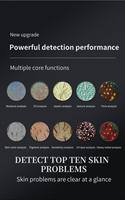 Analyseur de peau facial AI avec écran tactile, appareil d'analyse de la peau intelligent pour salon de beauté