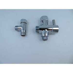 European 3 Point Toilet Diverter Valve G3/8 Union Tee Adjustable Wall Mounted Copper Filling Valve - Product Image 1