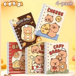 Cuaderno Espiral A7 con Dibujos Animados, Libreta <span class=keywords><strong>de</strong></span> Bolsillo Portátil para Estudiantes <span class=keywords><strong>de</strong></span> Primaria, Mini Diario <span class=keywords><strong>de</strong></span> Colores, Regalo - Product Image 2