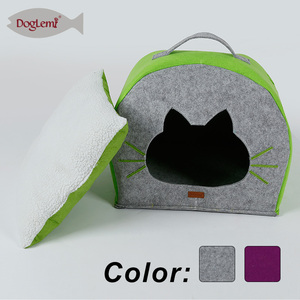 Nature Feutre <span class=keywords><strong>Chat</strong></span> <span class=keywords><strong>Igloo</strong></span> Maison Hiver <span class=keywords><strong>chat</strong></span> caverne Pour Animaux De Compagnie - Product Image 4