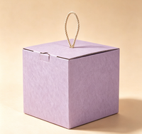 Boîte cadeau rectangulaire en papier kraft avec fermeture magnétique, en carton ondulé recyclable, emballage portable pour gâteaux, biscuits, cadeaux