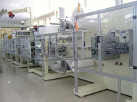 Machine à fabriquer des couches d'occasion bon marché, entièrement automatique, équipement de production de couches, ligne de production