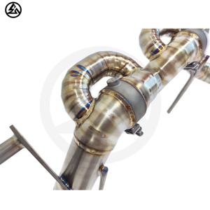 อุปกรณ์เสริม csz ท่อไอเสียไทเทเนียมแบบมีวาล์วสำหรับท่อระบายไอเสียสำหรับรถแข่ง V12รถแลมโบกินี6.5L <span class=keywords><strong>LP740</strong></span>-<span class=keywords><strong>4</strong></span> - Product Image 5