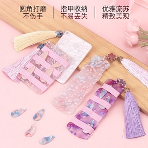 Zither Nail Holder Plastic With Tassel For Chinese <b>Musical</b> <b>Instrument</b> Accessories - Product Image 3