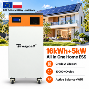 Batería Tewaycell 16kWh 5kW Todo en Uno ESS 10000 Ciclos Lifepo4 314Ah con MPPT Integrado y Balance Activo, Almacén en Polonia, UE, DDP - Product Image 1