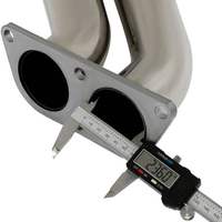 Système d'échappement sport en acier inoxydable double 3,5 pouces pour Nissan 240SX S14 Silvia 95-98, kit silencieux de performance, vente en gros