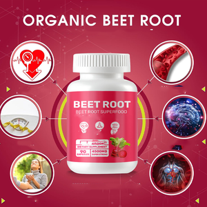 हर्बल पूरक बेट रूट कैप्सूल प्राकृतिक बेट्रोट पाउडर - Product Image 2