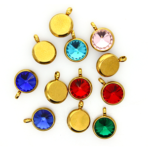 Colgante <span class=keywords><strong>de</strong></span> 12 <span class=keywords><strong>meses</strong></span> <span class=keywords><strong>de</strong></span> acero inoxidable <span class=keywords><strong>de</strong></span> Color dorado, dijes <span class=keywords><strong>de</strong></span> piedra <span class=keywords><strong>de</strong></span> nacimiento para collar, tira <span class=keywords><strong>de</strong></span> teléfono, accesorios DIY - Product Image 5
