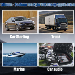 Produk baru natrium dan baterai hibrida litium 12.8V 70Ah mulai berhenti 12V LiFePO4 dan baterai Starter NA baterai mobil otomotif - Product Image 6