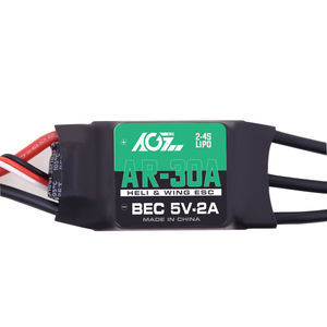AGFRC AR-<span class=keywords><strong>30A</strong></span> 2-4S Brushless 5V/2A <span class=keywords><strong>Hobbywing</strong></span> 24g <span class=keywords><strong>30A</strong></span> linéaire ESC pour avion à voilure fixe hélicoptère - Product Image 6