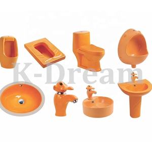 ชุดอ่างล้างหน้าเด็ก/อ่างล้างหน้า/โถปัสสาวะ/ตู้เก็บของขนาดเล็กสีสันสดใส - Product Image 5