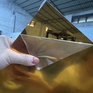 CHINAPLAS <span class=keywords><strong>4x8</strong></span> 2mm アクリルミラーシート／アクリルミラー卸売／ミラーゴールドアクリルシート - Product Image 1