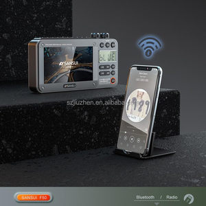 วิทยุพกพา SANSUI F50 <span class=keywords><strong>ส</strong></span>ไตล์เรโทร พร้อมซับวูฟเฟอ<span class=keywords><strong>ร์</strong></span><span class=keywords><strong>ส</strong></span>เตอริโอขนาดเล็ก เสียงดัง เสียงดี เล่น<span class=keywords><strong>เพลง</strong></span> MP3 ได้ทุกย่านความถี่ เชื่อมต่อบลูทูธ - Product Image 4