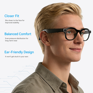 <span class=keywords><strong>Lentes</strong></span> Inteligentes W93 con IA, 3 Juegos de <span class=keywords><strong>Lentes</strong></span>, Cámara HD de 8MP, Grabación de Video, Traducción en Tiempo Real, Reproductor de Música, Llamadas BT, Audio Deportivo, IPX5 - Product Image 1