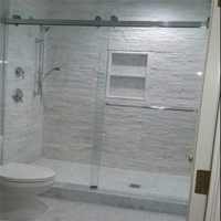 Cabines de douche préfabriquées avec verre trempé de 10 mm