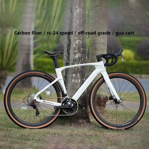 Bicicleta de Carretera y Gravel LJX de Alta Calidad con Cuadro de Fibra de Carbono, Frenos de Disco, Eje Pasante, 24 Velocidades, Cableado Interno Hidráulico Completo - Product Image 5