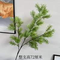 Ranting dan Daun Tanaman Hijau Buatan untuk Dekorasi Aula Pernikahan, Sentuhan Realistis, Pinus Buatan, Tanaman Hijau Dekoratif