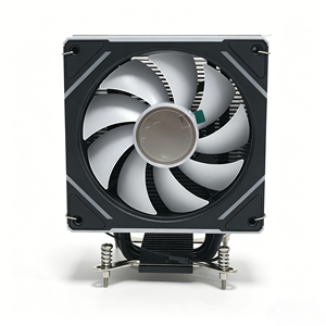 ฮีทซิงค์ซีพียูแบบทาวเวอร์ขนาด 120 มม. 4 ฮีทไปป์ ARGB เงียบ พร้อมฮีทไปป์ทองแดง รองรับการซิงค์ 5V ARGB ใช้งานร่วมกับ Intel LGA1851/1700 และ AMD - Product Image 4