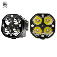40W voiture carré 3 pouces led lampe de travail mini feux de conduite pour moto voiture camion Jeep Wrangler Off road tracteur véhicule 12v 24v