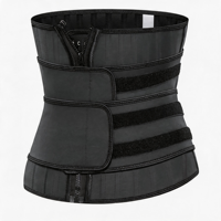 Faja Deportiva de Doble Refuerzo con 25 Varillas de Acero, 33 cm de Altura, Faja Moldeadora de Cintura para Mujer