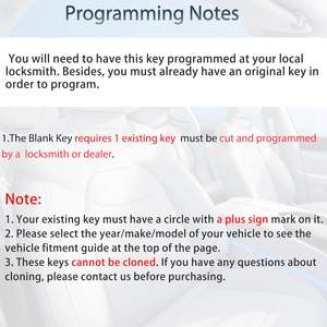 Clé de remplacement vierge SUPALAND compatible avec Chevy Malibu <span class=keywords><strong>GMC</strong></span> Acadia Cadillac Escalade B111 ID46 Clé transpondeur d'allumage non coupée - Product Image 4