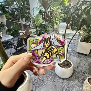 Aimant de réfrigérateur en acrylique pour console de <span class=keywords><strong>jeu</strong></span> Pokémon, autocollant magnétique mignon de dessin animé anime pour réfrigérateur, décoration de maison, cadeau pour enfants, objet de collection - Product Image 5