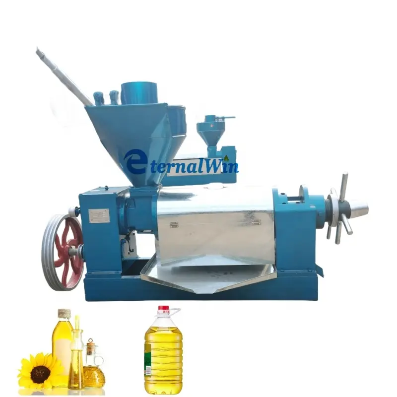 Máquina extractora de aceite 6YL-130 con certificado CE para uso de aceite de girasol prensa de tornillo de aceite