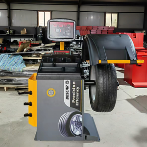 Équilibreuse de roues de voiture 28 pouces avec diagnostic automatique des pannes par radar, règle à grille laser, 5 fenêtres, mode aluminium, pour l'équilibrage des pneus et l'alignement des roues - Product Image 4