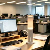 Diffuseur de parfum portable XWSEN écologique pour table, éclairage LED, fonctionnement sans eau, capacité de 100 ml, contrôlé par application pour usage domestique