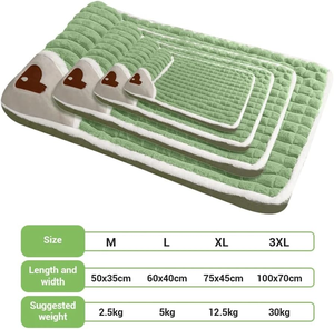 Alas Tidur Anjing Mewah Lembut Empuk Ukuran Besar, Alas Kandang Anjing, Kasur Tidur, Bantal yang Dapat Dicuci, Tempat Tidur Hewan Peliharaan - Product Image 5