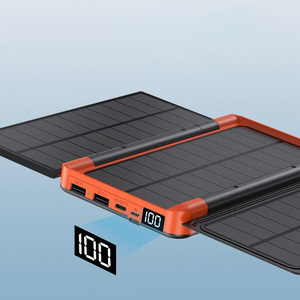 Cargador Solar Portátil Plegable de 22.5W, Banco de Energía con Carga Inalámbrica, Pantalla LED, para Actividades de Camping y Viajes - Product Image 2