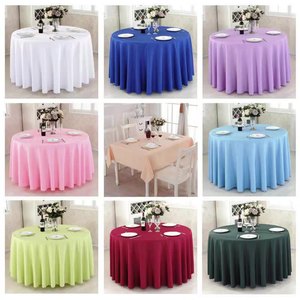 Manteles grandes rectangulares lisos de color blanco sólido para hoteles, banquetes, bodas, cubiertas de mesa de calidad superior para venta al por mayor - Product Image 6