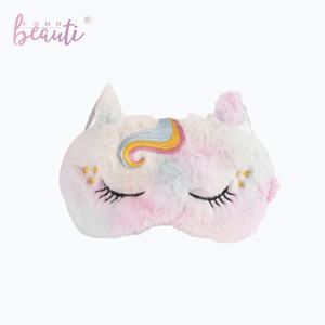 Ensemble de maquillage pour enfants licorne fantastique, poudre pour le visage, fard à paupières et masque de sommeil en peluche pour filles, non toxique, sans paraben - Product Image 4
