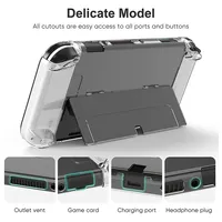 Coque de protection transparente DATA FROG pour console Nintendo Switch OLED, étui de protection pour PC pour Switch OLED