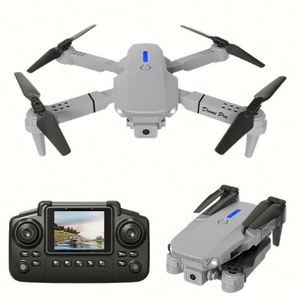 2025 E88Air Screen-Controlled Foldable Plastic Quadcopter <b>Drone</b> Optical Flow Dual-<b>Camera</b> Remote Control Beginners 1km - Product Image 1