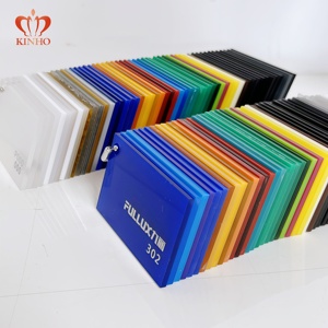 Lámina Acrílica Fundida <span class=keywords><strong>de</strong></span> Alto Brillo KINHO en Color Negro y Blanco, 1220X2440, 3mm 5mm 4mm, Lámina Acrílica para Corte Láser a Color - Product Image 1