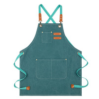 Tablier de cuisine en toile durable, lavable, réutilisable, avec bretelles réglables, logo personnalisé imprimé, unisexe, outils de cuisine de haute qualité