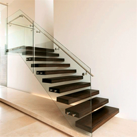 DAIYA escalier balustrade en bois avec bande de roulement en bois design