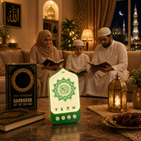 SHANTOU SAJADAH ZK90PRO-C EU Zikir Plug Speaker Al-Quran Elektronik dengan Lampu Warna-warni Islam Muslim Edukatif dalam 24 jam